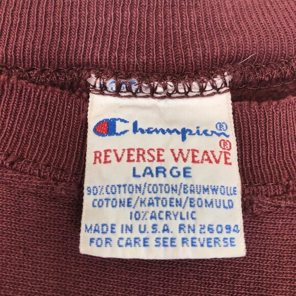 Vintage Champion RISD Rhode Island School Design Reverse Weave Crewneck Large - Picture 6 of 9